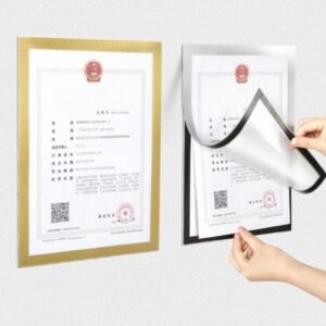 벽부착 자석프레임 게시판 안내문 액자 A4