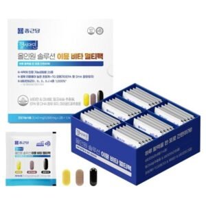 종근당 헬시아민 올인원 솔루션 이뮨 비타 멀티팩 3140mg x 30포