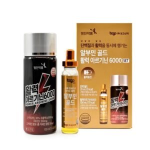 영진약품 활력충전 알부민 골드 활력 아르기닌 6000 SET (100ml+20ml) 1개